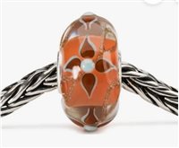 Charm Trollbeads in Glass FANTASIA DI FIORI CORALLO - FANTASIA DI FIORI CORALLO